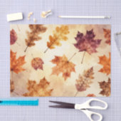 Herfstbladeren Watercolor Herfstpatroon Tissuepapier (Craft)