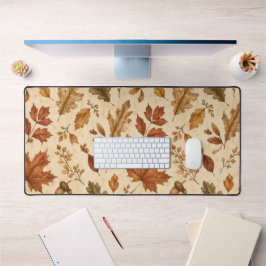 Herfstbladeren Watercolor Patroon Bureaumat