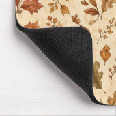 Herfstbladeren Watercolor Patroon Muismat (Hoek)