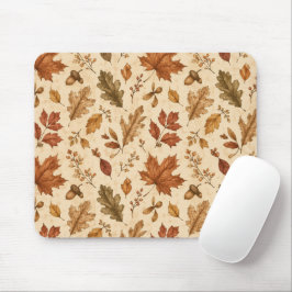 Herfstbladeren Watercolor Patroon Muismat