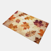 Herfstbladeren Watercolor Vallei Patroon Deurmat (Schuin)