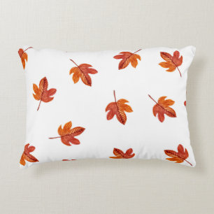 Herfstbladeren Waterverf Hand getrokken Accent Kussen