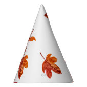 Herfstbladeren Waterverf Hand getrokken Feesthoedjes (Rechts)