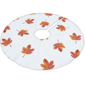 Herfstbladeren Waterverf Hand getrokken Kerstboom Rok (Gekanteld)