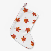 Herfstbladeren Waterverf Hand getrokken Kleine Kerstsok (Voorkant (Hangend))