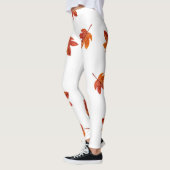 Herfstbladeren Waterverf Hand getrokken Leggings (Links)