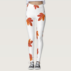 Herfstbladeren Waterverf Hand getrokken Leggings