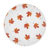 Herfstbladeren Waterverf Hand getrokken Snijplank (Voorkant)