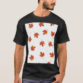 Herfstbladeren Waterverf Hand getrokken T-shirt (Voorkant)