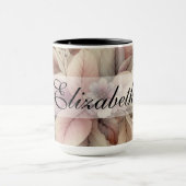 Herfstbladeren  waterverf herfstkleuren mok (Midden)