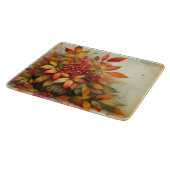 Herfstbladeren waterverf herfstkleuren snijplank (Hoek)