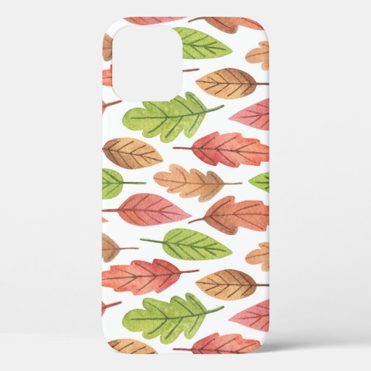 Herfstbladeren Waterverf: Natuur. Case-Mate iPhone Case (Achterkant)