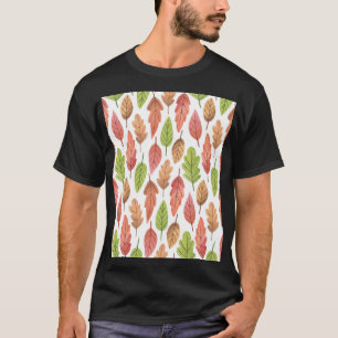 Herfstbladeren Waterverf: Natuur. T-shirt