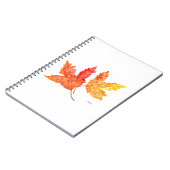 Herfstbladeren waterverf notitieboek (Linkerzijde)
