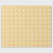 Herfstbladeren: Waterverf retro behang Cadeaupapier (Vlak)