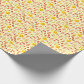 Herfstbladeren: Waterverf retro behang Cadeaupapier (Hoek)