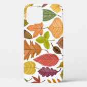 Herfstbladeren:  witte achtergrond. Case-Mate iPhone case (Achterkant)