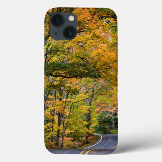 Herfstbladerendak langs Highway 41 Case-Mate iPhone Case (Achterkant)