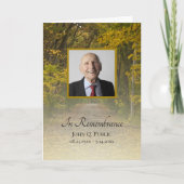 Herfstbladerenlaan Rouwdienst Vouw Programma (Voorkant)