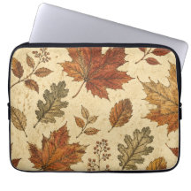 Herfstbladerenpatroon – Vintage herfstbotanica