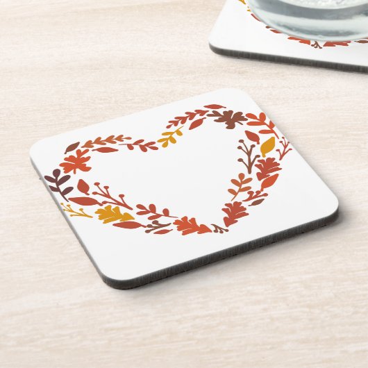 HERFSTBLADHART BIER ONDERZETTER (Linkerzijde)