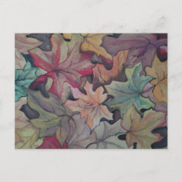 Herfstbladkap Briefkaart