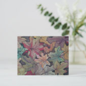 Herfstbladkap Briefkaart (Staand voorkant)