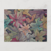 Herfstbladkap Briefkaart (Voorkant)