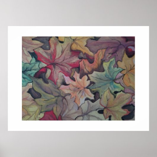 Herfstbladkap Poster (Voorkant)