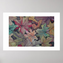 Herfstbladkap Poster