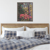 Herfstbladkleur Botanisch Canvas Afdruk (Insitu (Slaapkamer))