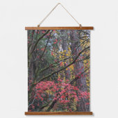 Herfstbladkleur botanisch hangend wandkleed (Voorkant)