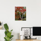 Herfstbladkleur fotografie poster (Thuiskantoor)