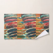 herfstbladkleuren originele gestileerde moderne ku bad handdoek (Handdoek)