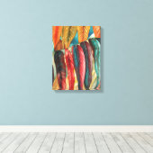 herfstbladkleuren originele gestileerde moderne ku canvas afdruk (Insitu (Houten vloer))