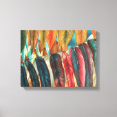 herfstbladkleuren originele gestileerde moderne ku canvas afdruk (Voorkant)