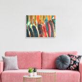 herfstbladkleuren originele gestileerde moderne ku canvas afdruk (Insitu (Woonkamer))