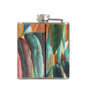 herfstbladkleuren originele gestileerde moderne ku heupfles (Achterkant)