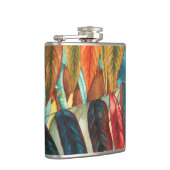 herfstbladkleuren originele gestileerde moderne ku heupfles (Rechts)