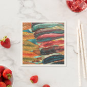 herfstbladkleuren originele gestileerde moderne ku servetten (Insitu)