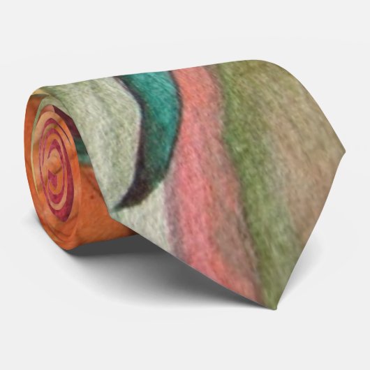 herfstbladkleuren originele gestileerde moderne ku stropdas (Opgerold)