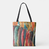 herfstbladkleuren originele gestileerde moderne ku tote bag (Achterkant)