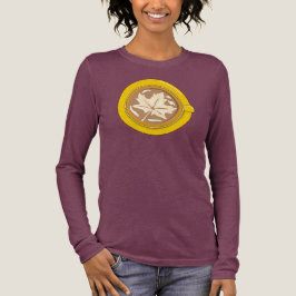 Herfstbladkoffie Latte Tri-Blend Shirt