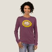 Herfstbladkoffie Latte Tri-Blend Shirt (Voorkant)