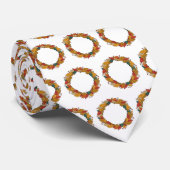Herfstbladkrans Cirkel Stropdas (Opgerold)