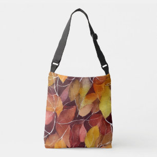 Herfstbladpatroon     crossbody tas