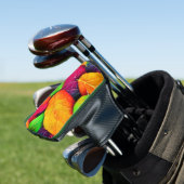 Herfstbladpatroon golfheadcover (Insitu)