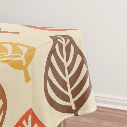 Herfstbladpatroon in herfstkleuren tafelkleed (Voorbeeld)