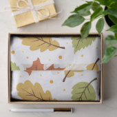 Herfstbladpatroon Tissuepapier (Geschenk)