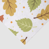 Herfstbladpatroon Tissuepapier (Detail)